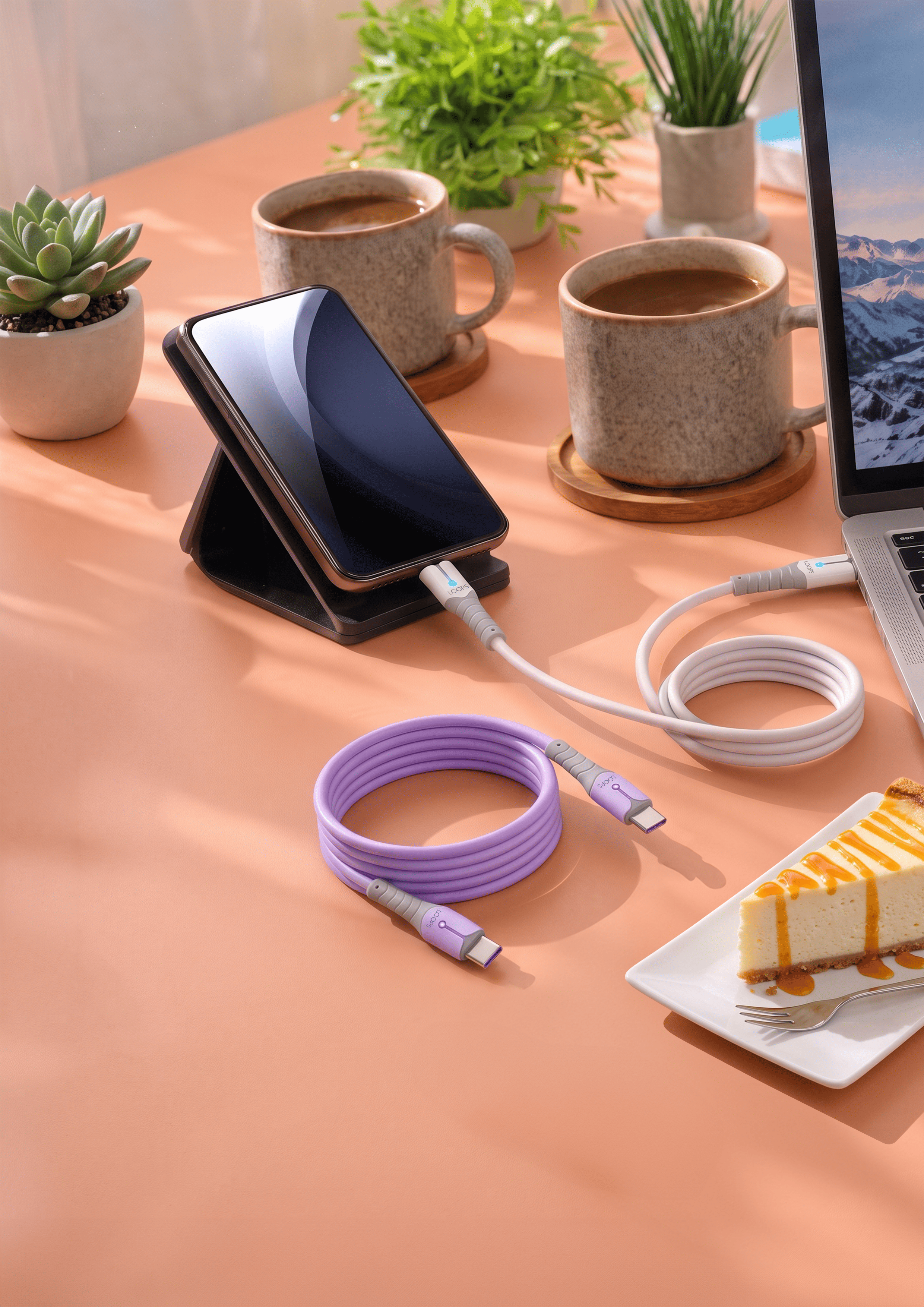 LOOPS Introduces Cable Flexo, a Cable with an Active Current Indicator for a More Convenient Charging Experience